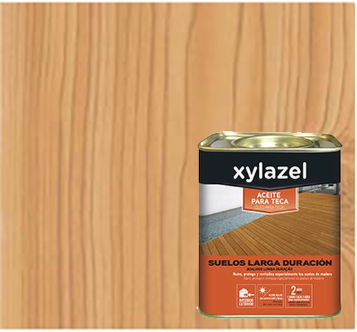 Aceite Teca para Suelos de Madera Larga Duración  Incoloro marca Xylazel
