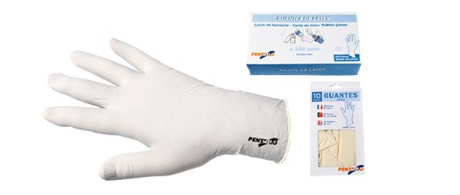 Pack 10 guantes latex talla grande marca Pentrilo