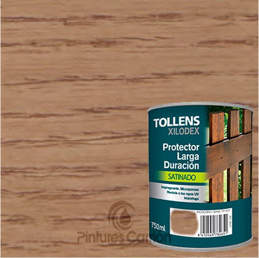 Protector larga duración satinado cedro brasil marca Tollens