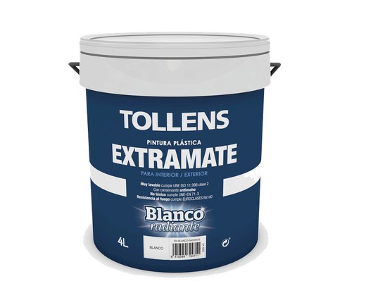 Tollens extramate blanco radiante marca Tollens