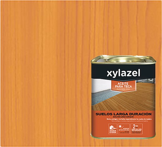 Aceite Teca para Suelos de Madera Larga Duración Miel marca Xylazel