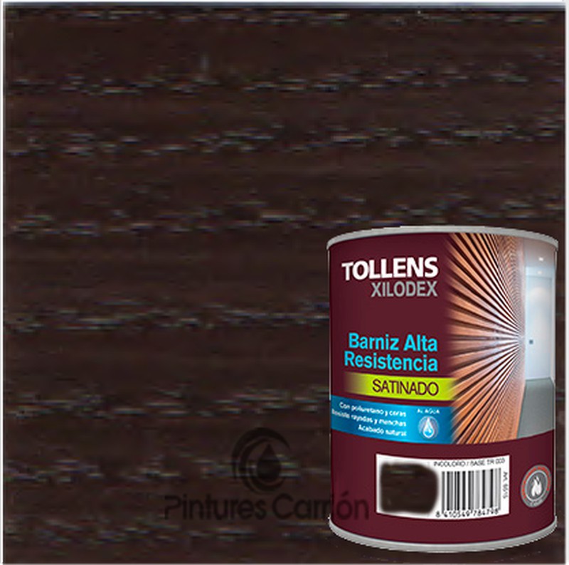 Barniz alta resistencia agua brillante incoloro marca Tollens — Pintures  Carrion