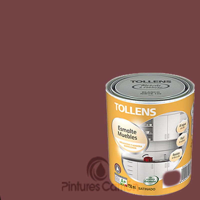 Esmalte para mueble de cocinas y baños satinado LUXENS 750 ml gris