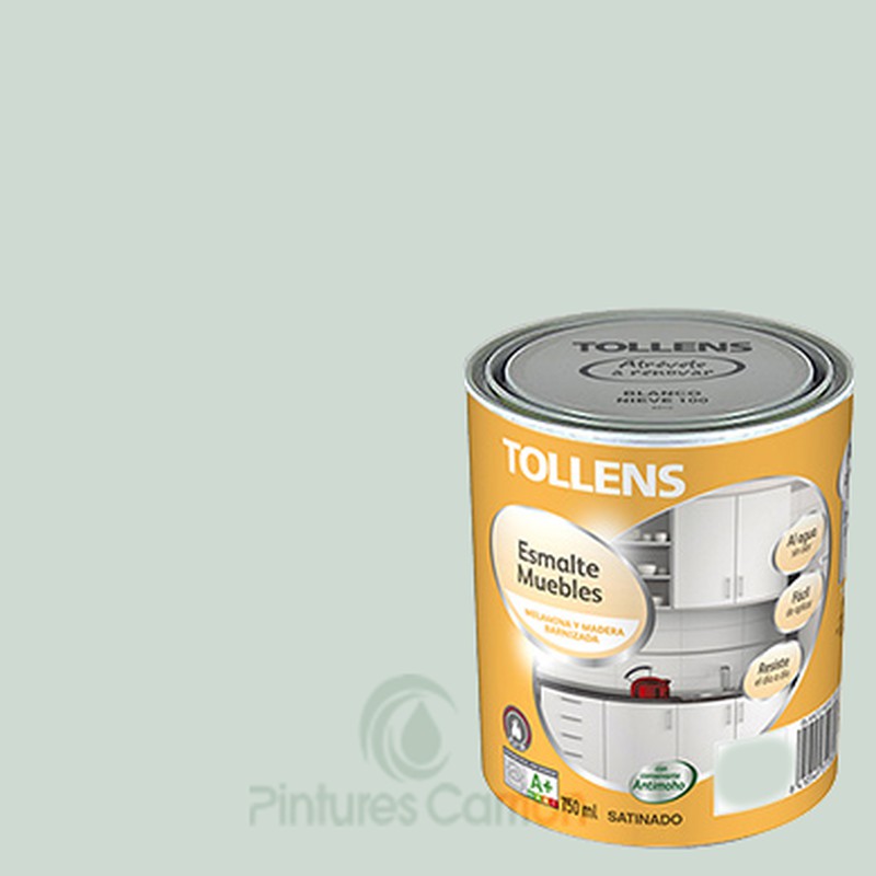 Esmalte para mueble de cocinas y baños satinado LUXENS 750 ml gris