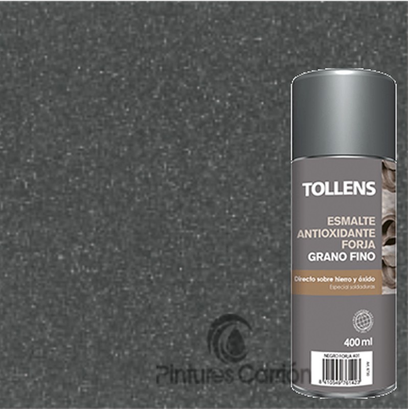 Enjuiciar seguro Obediencia Spray esmalte forja grano fino negro forja marca Tollens — Pintures Carrion